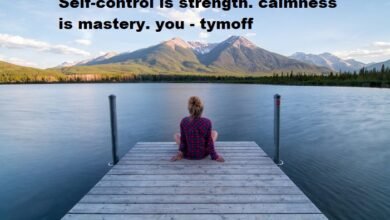 self-control is strength. calmness is mastery. you - tymoff