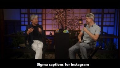 sigma captions for instagram